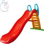 سرسره حفاظدار 6 پله موج رنگ آبی مامزنینی