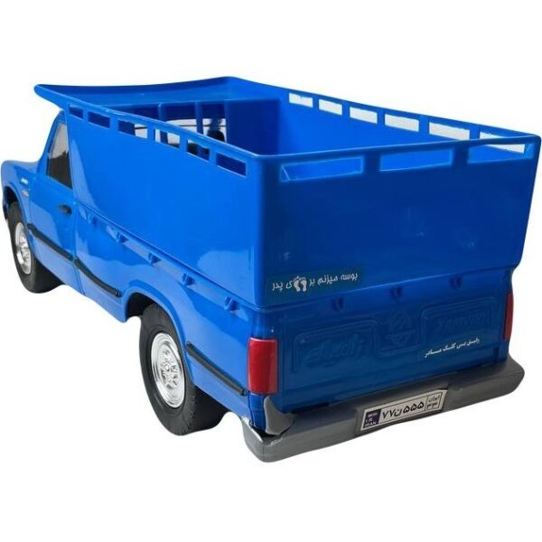 اسباب بازی ماشین نیسان آبی نیم متری مامزنینی