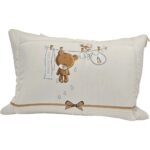 ست مسافرتی کیفی نوزاد برند مامز کیوتی مدل 3 تکه طرح خرس بندرختی مامزنینی