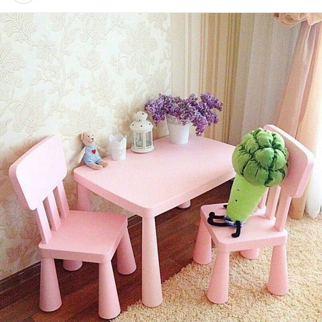 میز کودک طرح ایکیا مدل ماموت MAMMUT  مامزنینی