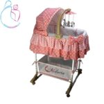 تخت و گهواره چند کاره ملورین همراه با آویز موزیکال مامزنینی