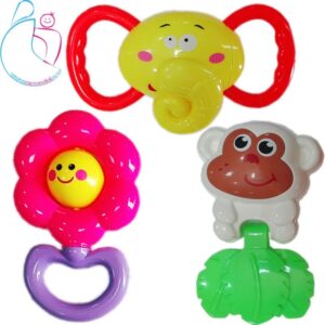 جغجغه مدل Baby Teethers مجموعه 3 عددی مامزنینی
