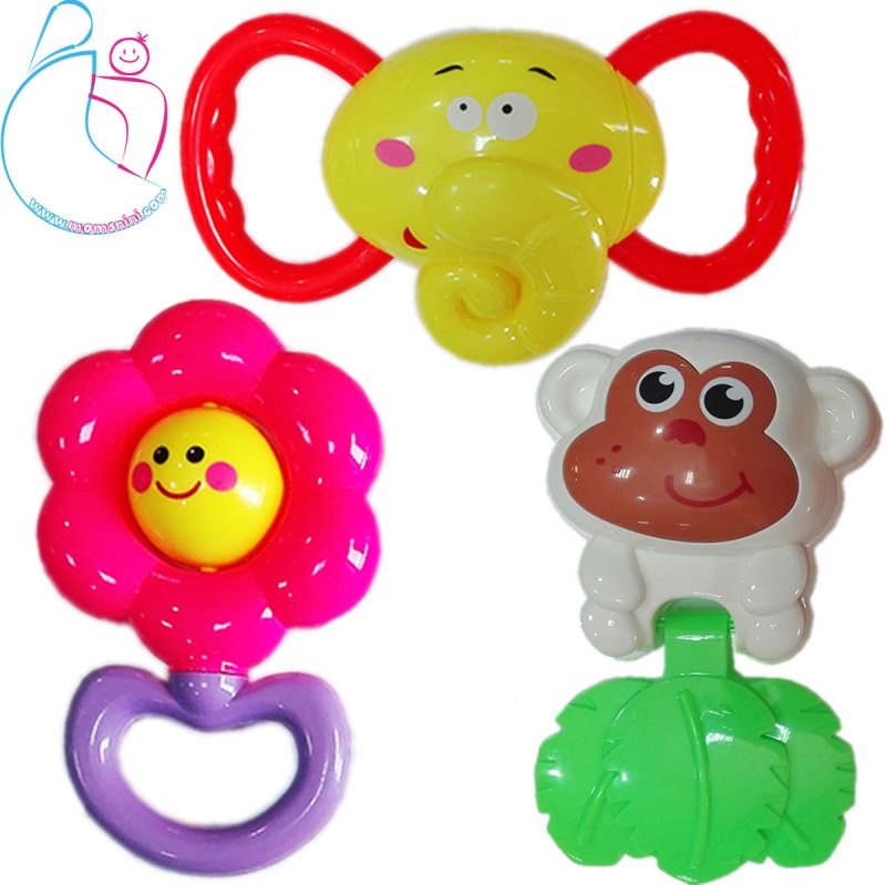 جغجغه مدل Baby Teethers مجموعه 3 عددی مامزنینی