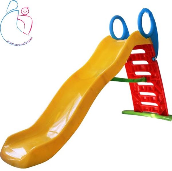 سرسره حفاظدار 6 پله موج رنگ زرد مامزنینی