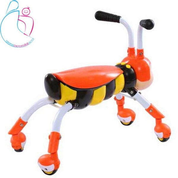 واکر چهار چرخ پایی زنبور کوچولو ارابه رنگ آبی مامزنینی