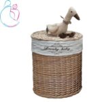 سبد اسباب بازی و لباس کودک مدل غاز سایز بزرگ مامزنینی