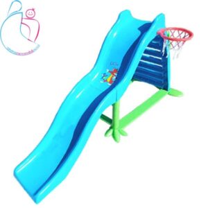 سرسره کودک 7 پله فرینا با حلقه بسکتبال مامزنینی