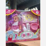 عروسک بی بی بورن با لوازم و ظرف غذا مامزنینی