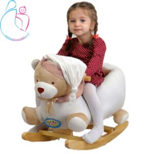 راکر کودک مدل خرس تدی کرم مامز نینی