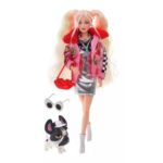 عروسک باربی دفالوسی بیوتی کد 8497 مامزنینی