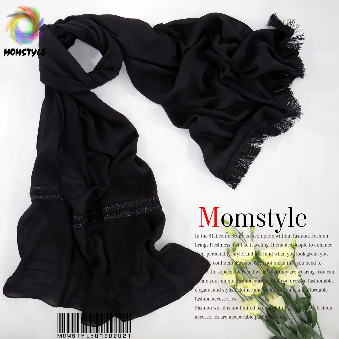 شال مزونی وال اسلپ نوارمشکی مام استایل