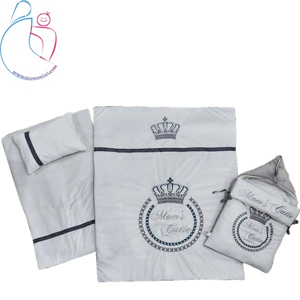 سرویس خواب 4 تکه مخمل مامزکیوتی (momscutie) مدل تاج