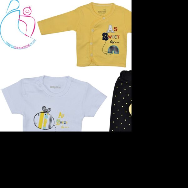 لباس سه تیکه بی بی وان طرح زنبوز