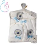 ست لباس نوزادی بیمارستانی 7 تکه بیبی لایف مدل چشم نظر