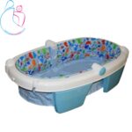 وان حمام تاشو نوزاد برند سوآندا رنگ آبی مامزنینی