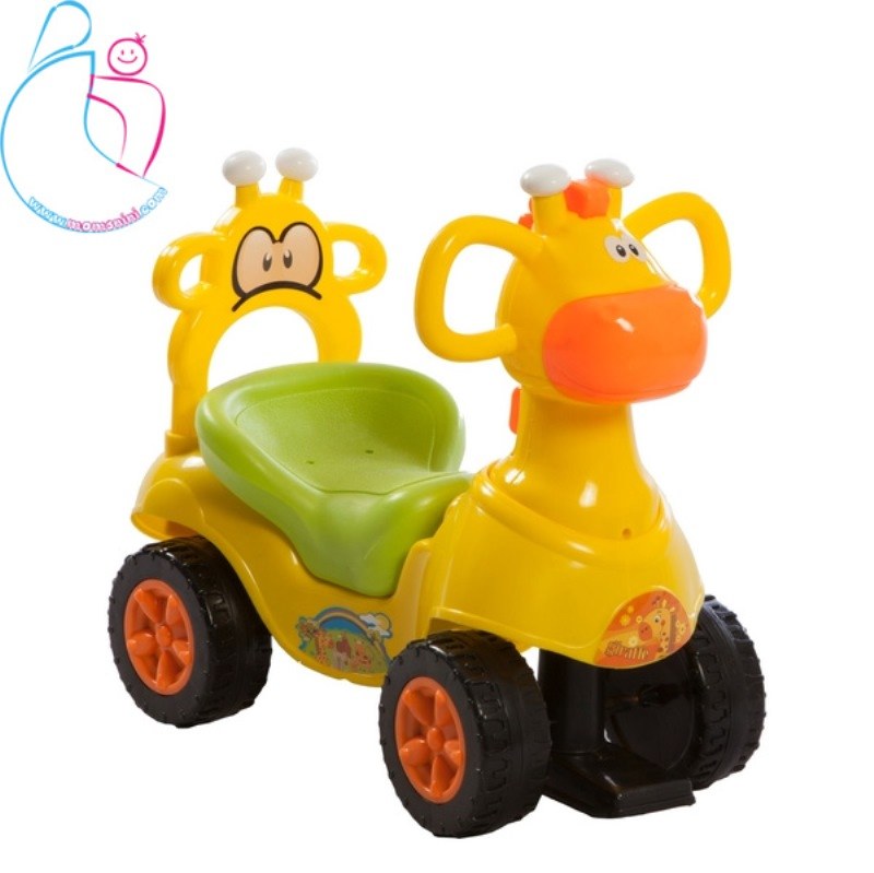 ماشین بازی سواری سپیده تویز مدل زرافه دسته دار مامزنینی