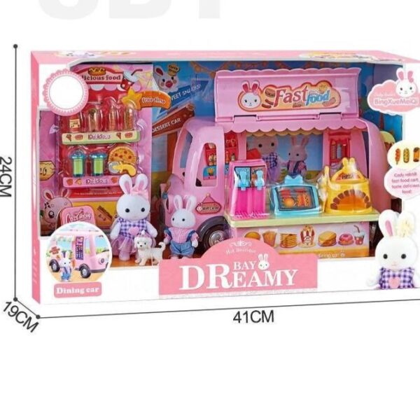 ست فست فود خرگوش دریمی وارداتی مامزنینی