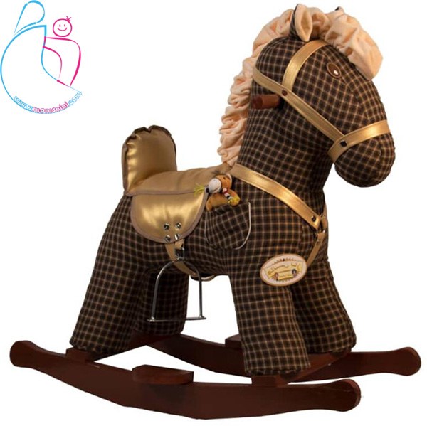 راکر چوبی هانی ناز مدل اسب پیکسلی HN-51