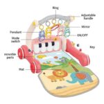 تشک بازی و واکر کودک دو کاره 638 هانگر Huanger مامزنینی