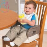 صندلی غذاخوری تاشو کودک طرح سامر  رنگ طوسی مامز نینی