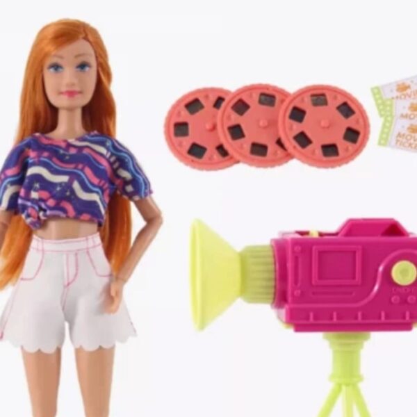 عروسک باربی مفصلی فیلمبردار دفا لوسی اورجینال مامزنینی