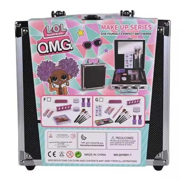 ست لوازم آرایش و میکاپ چمدانی کودک طرحLOL مامزنینی