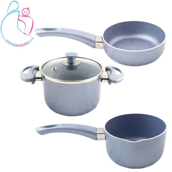 سرویس قابلمه کودک 4 پارچه عروس مدل نلیا