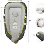 تشک گارد دار یا لبه دار 3 تکه نوزاد از برند مامز کیوتی طرح خرس قطبی مامزنینی