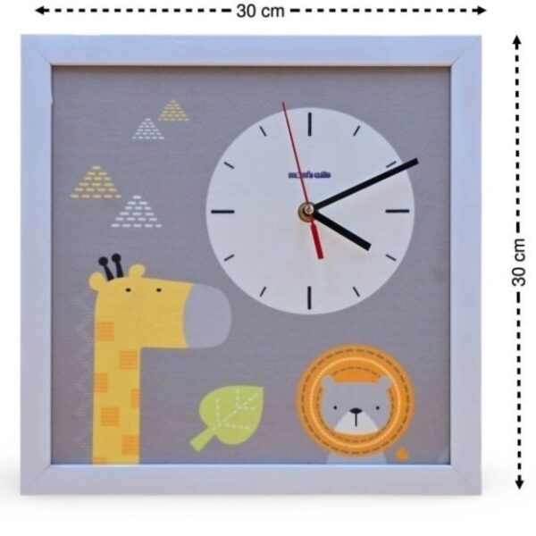 سرویس لوستر،آباژور،ساعت و جای دستمال نوزاد برند مامز کیوتی مدل 4 تکه طرح گاردن مامزنینی