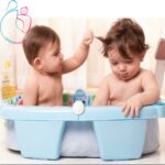 وان حمام تاشو نوزاد برند سوآندا رنگ آبی مامزنینی