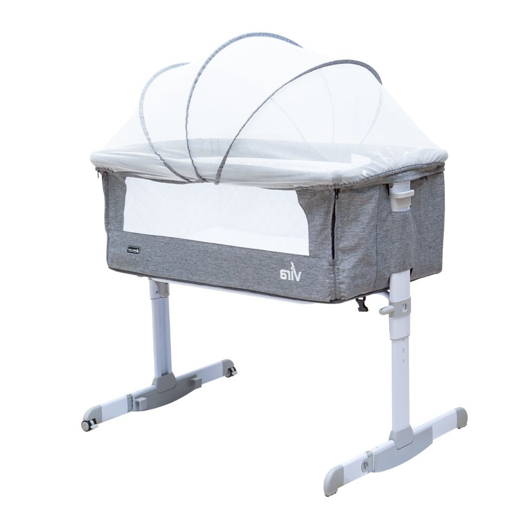 تخت کودک ویرا vira دلیجان مدل با پشه بند مامز نینی