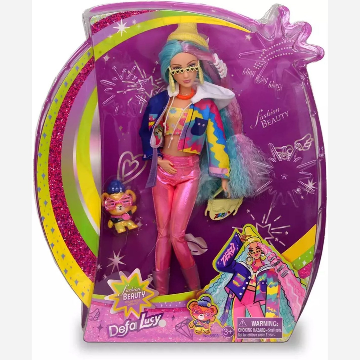 عروسک مفصلی اورجینال کد 8503 سایز 30 سانتیمتر مامزنینی