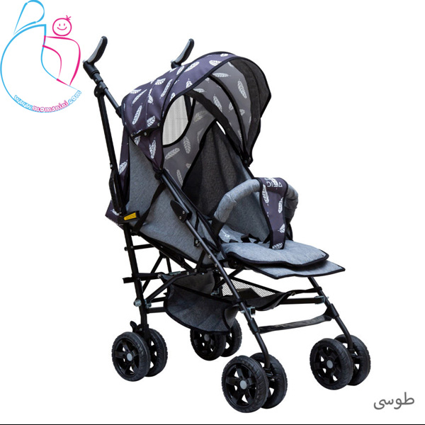 کالسکه دلیجان عصایی مدل دیبا پلاس طوسی مامزنینی