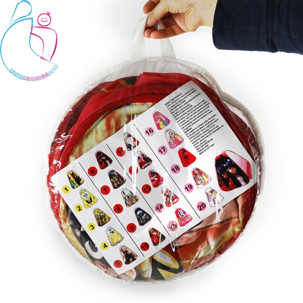 چادر بازی کودک مامز نی نی مدل سپید برفی سایز 125 سانتی متر