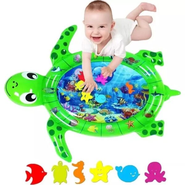 تشک بازی واترمت کودک طرح لاکپشت مامزنینی