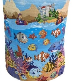 دیوارپوش رولی 8میل طرح دریا مامزنینی