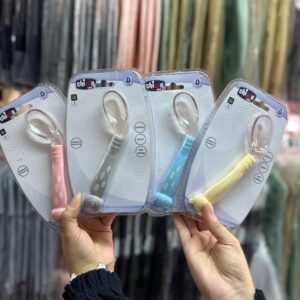 قاشق سر سیلیکونی سر کج چیکوبیبی نوزادی