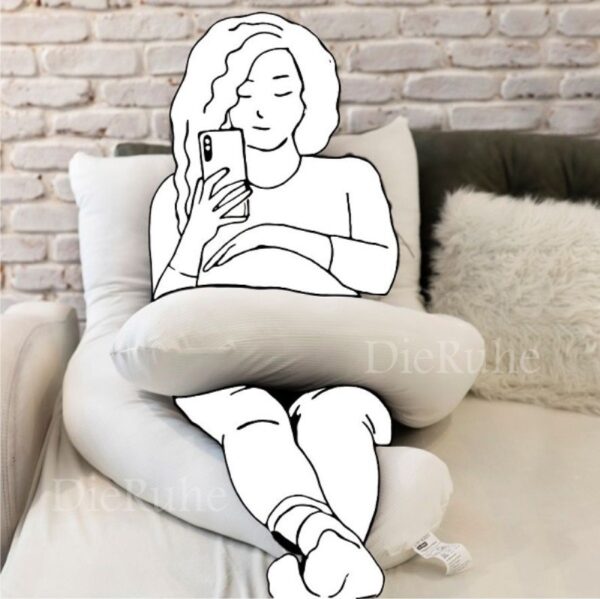 بالشت (بالش) بارداری یو-شکل دی روحه Die Ruhe مامزنینی