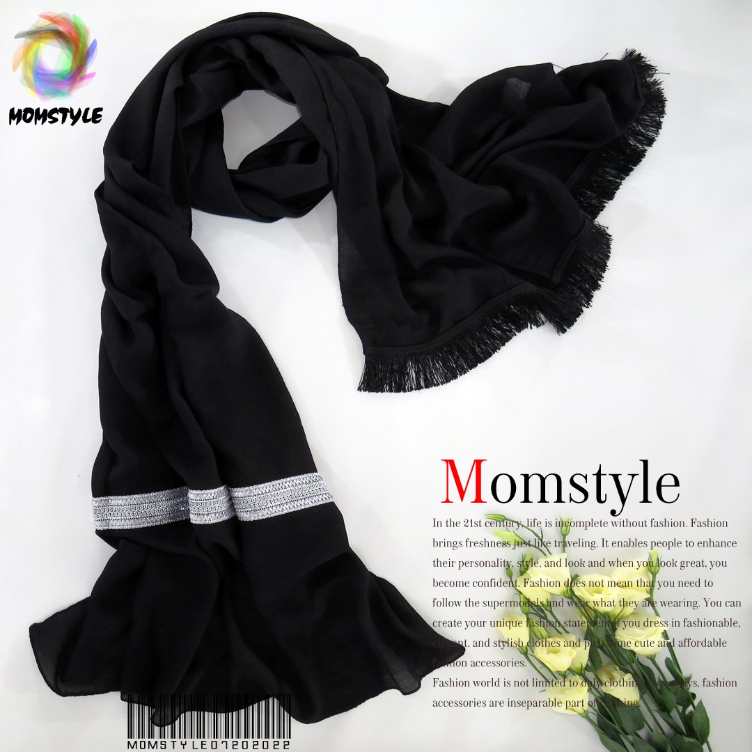 شال مزونی وال اسلپ نوار نقره ای مام استایل