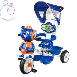 سه چرخه بیبی لند Baby Land مدل Elephent رنگ آبی مامز نینی