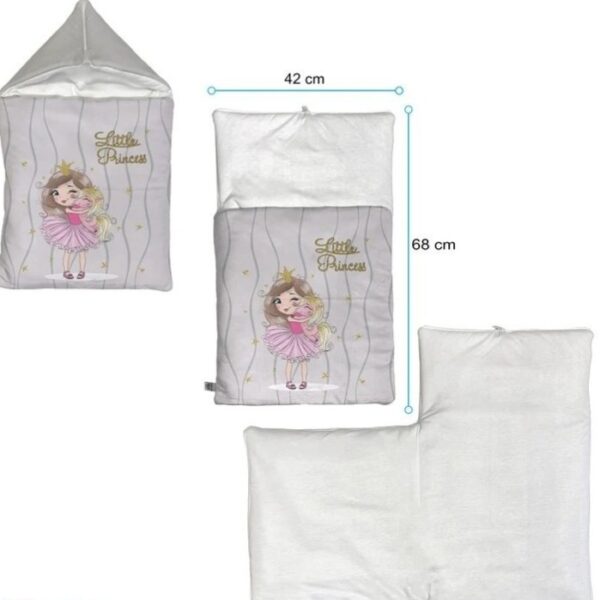 ست خواب نوزاد برند مامز کیوتی مدل 4 تکه طرح  پرنسس اسب تک شاخ مامزنینی