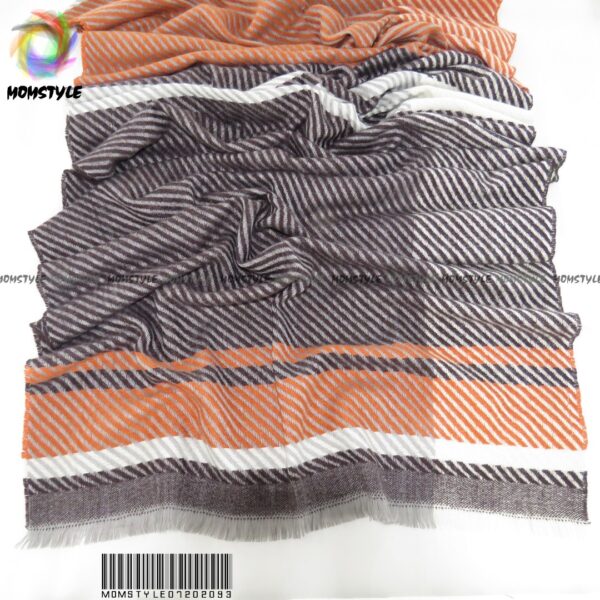 شال موهر جناقی معمولی وارداتی  دارای رنگ بندی مام استایل