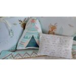 سرویس روتختی نوزاد برند مامز کیوتی 7 تکه طرح روباه و جنگل مامزنینی