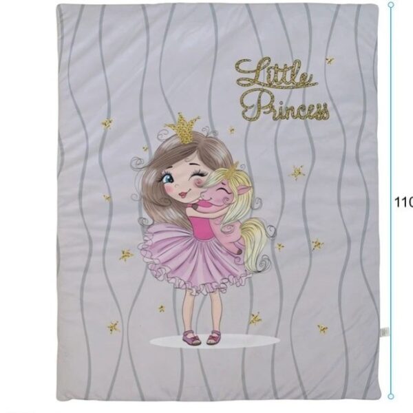 ست خواب نوزاد برند مامز کیوتی مدل 4 تکه طرح  پرنسس اسب تک شاخ مامزنینی