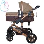 کالسکه اسپرینگ مدل اسپیدا  بدنه برنز رنگ دودی مامزنینی