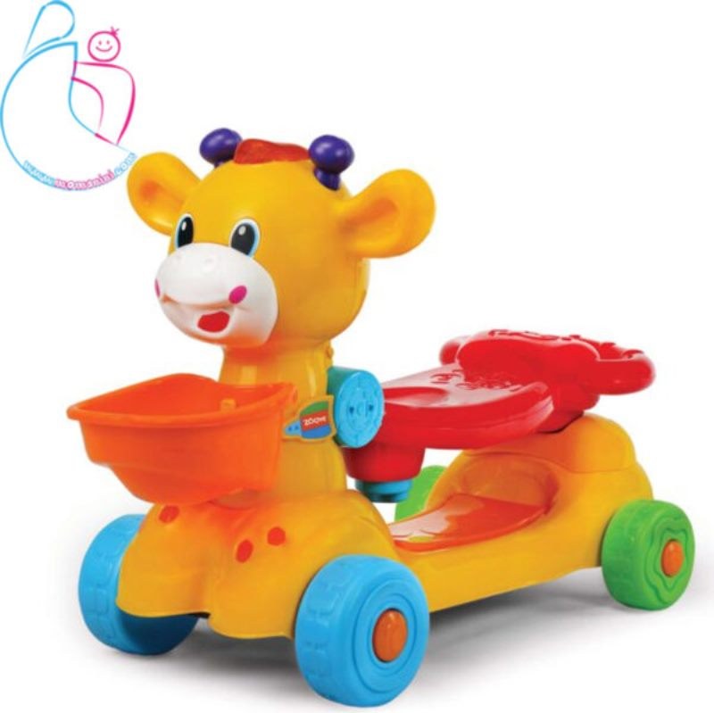 واکر و اسکوتر 3 کاره مدل Z810 برند زویه مدل زرافه مامزنینی