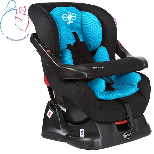 صندلی خودرو دلیجان مدل الیت نیو Elite New ضدتعریق رنگ آبی مامزنینی