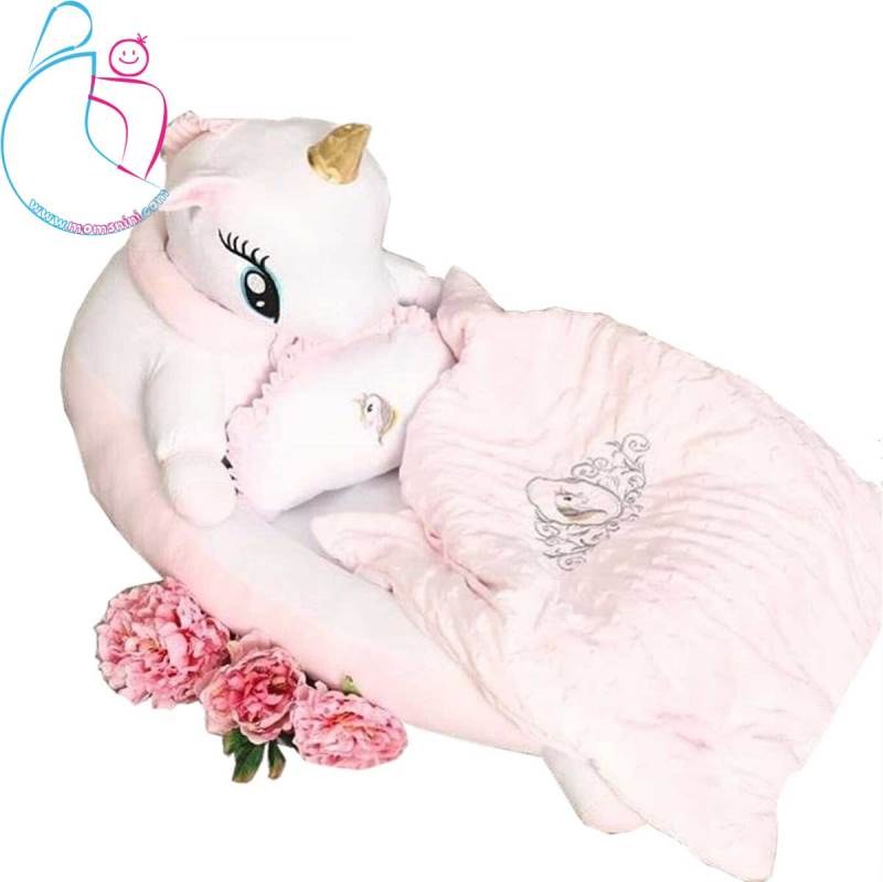 تشک حفاظ دار 3 تکه مدل اسب تک شاخ مامزنینی