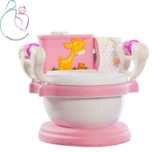 توالت فرنگی موزیکال سامیا تویز samya toys رنگ صورتی