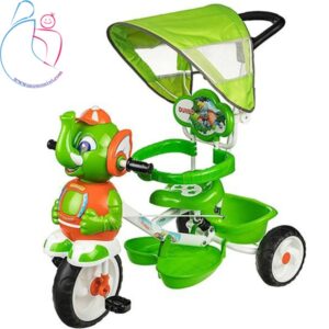 سه چرخه بیبی لند Baby Land مدل Elephent رنگ سبز  مامز نینی